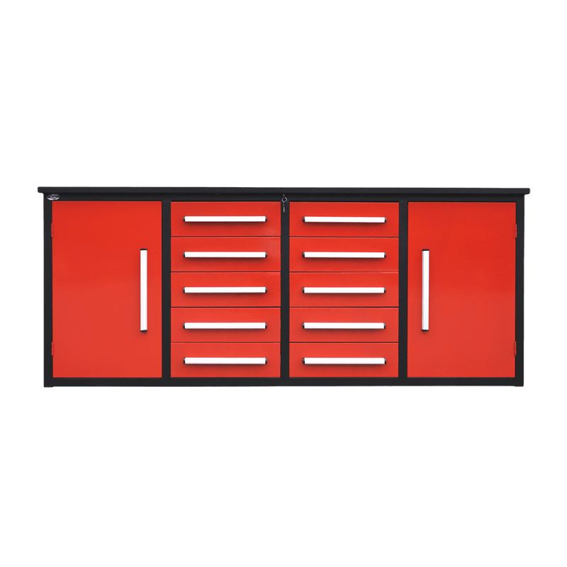 [BARGAIN] 7' Storage Cabinets with Workbench (10 Drawers & 2 Cabinets)
