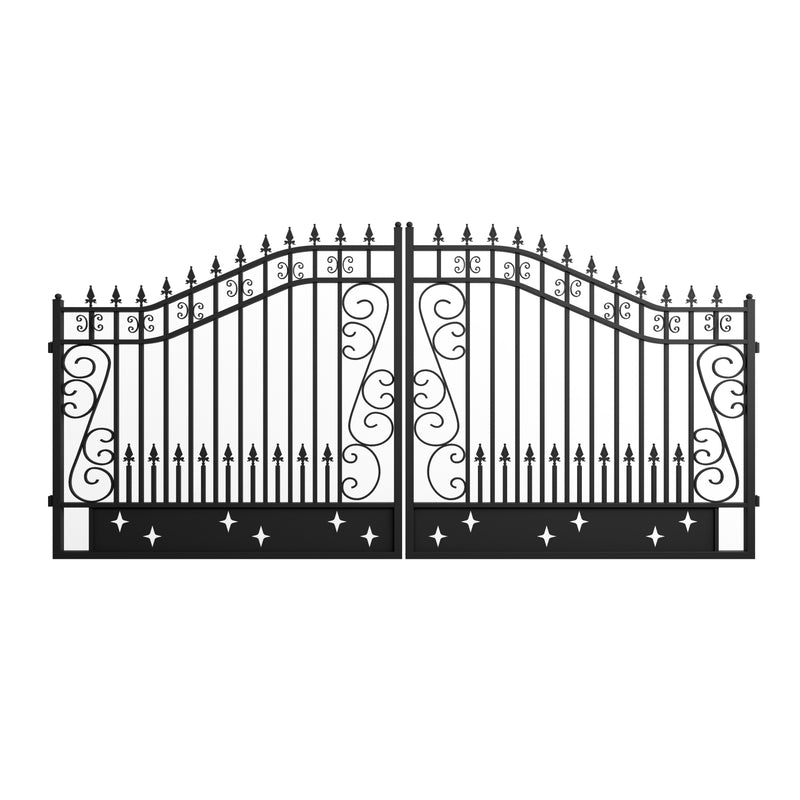 Iron Gate for Driveway 14ft
