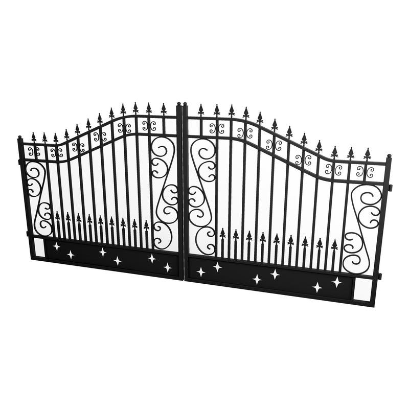 Iron Gate for Driveway 14ft