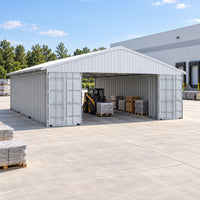 [CLEARANCE] 37' × 40' Shipping Container Roof Kit