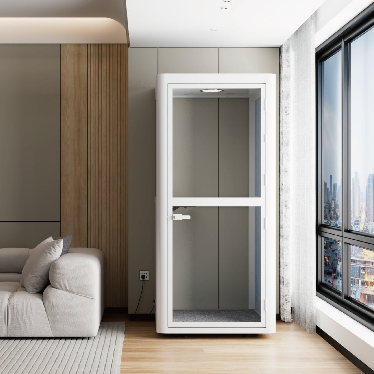 EP1F Flex Privacy Booth Meeting Pod for 1-person