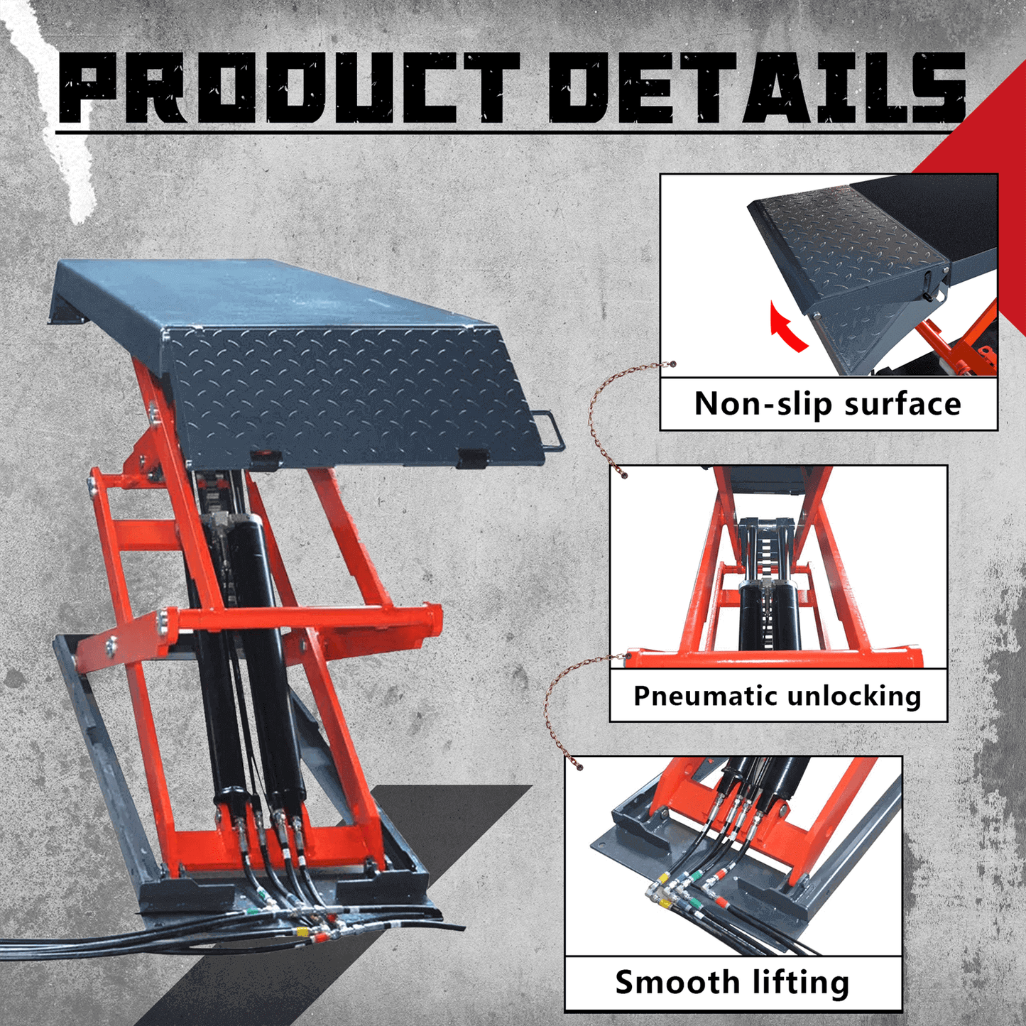 Features of AK-X95 Full Rise Scissor Lift