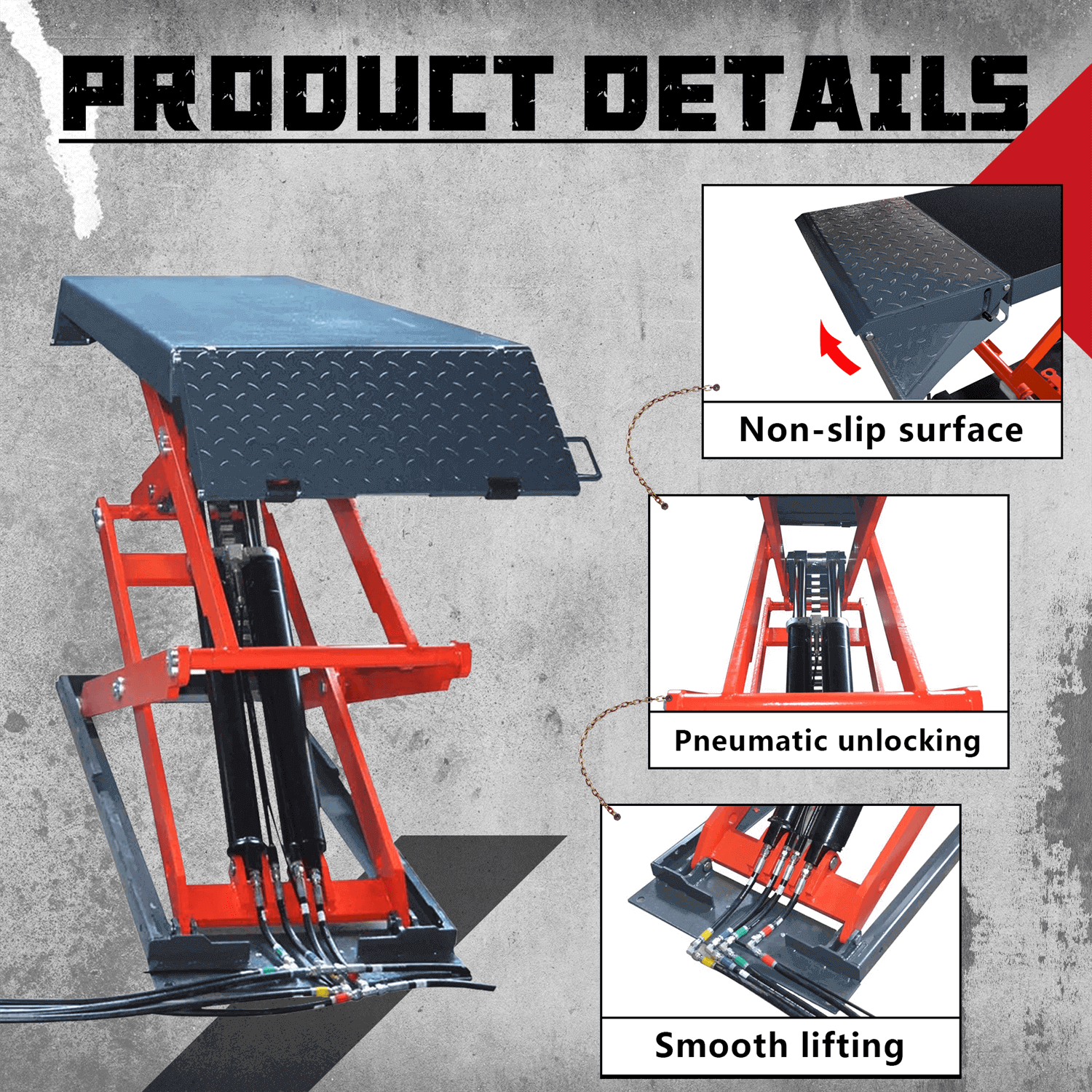 Features of AK-X95 Full Rise Scissor Lift