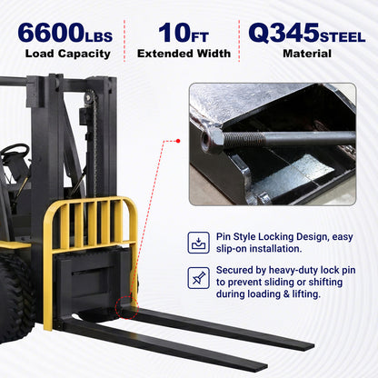 10 ft forklift extensions