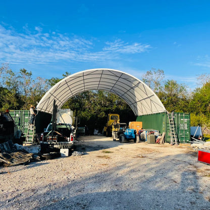 40'x40'x13' Shipping Container Canopy Shelter