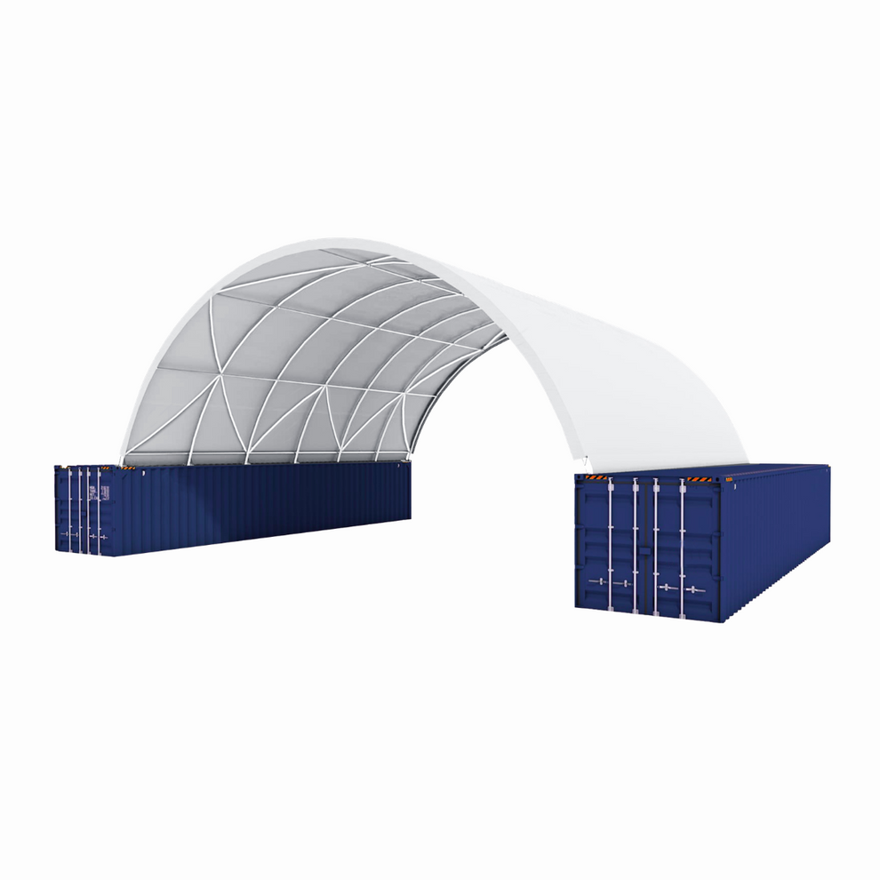 40'x40'x13' Shipping Container Canopy Shelter – Chery Industrial