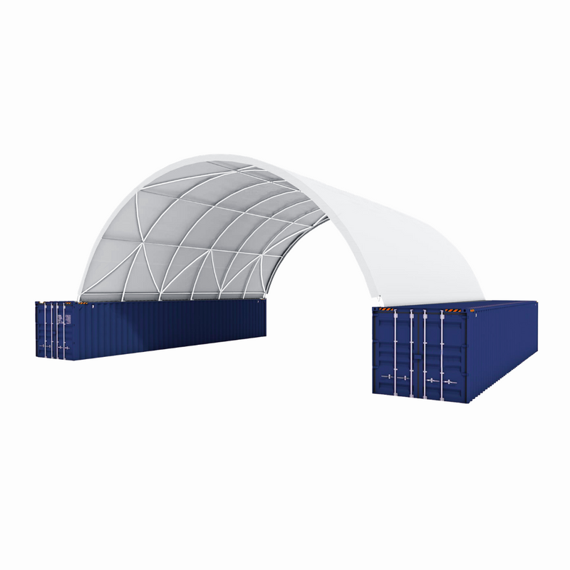 40'x40'x13' Shipping Container Canopy Shelter Main Picture