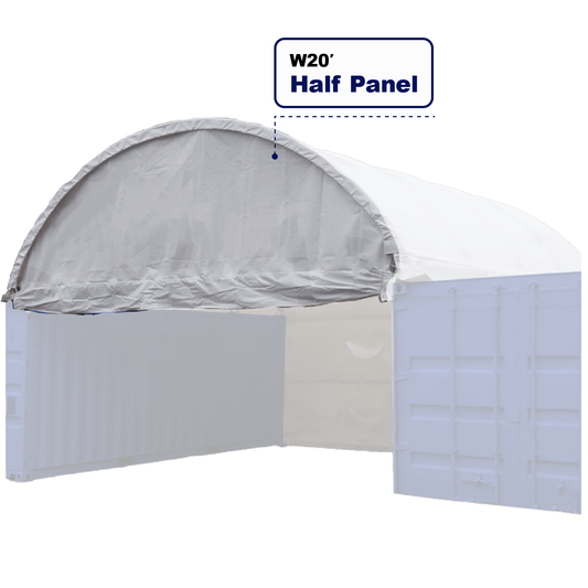 Half Panel for  W20' Container Shelters