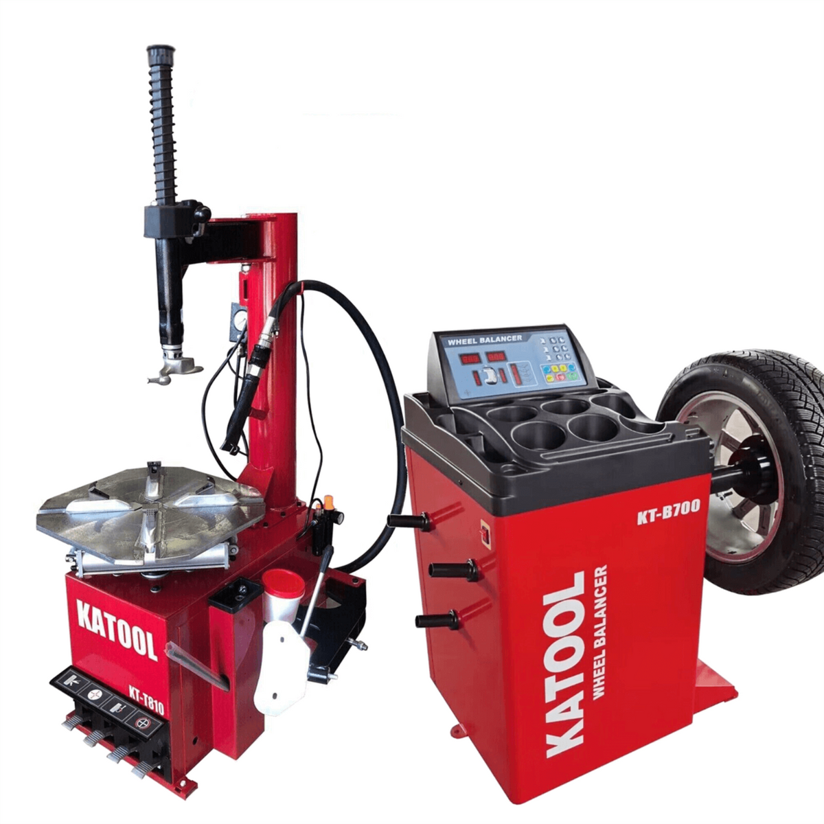 KT T810 Tire Changer & KT B700 Wheel Balancer Combo