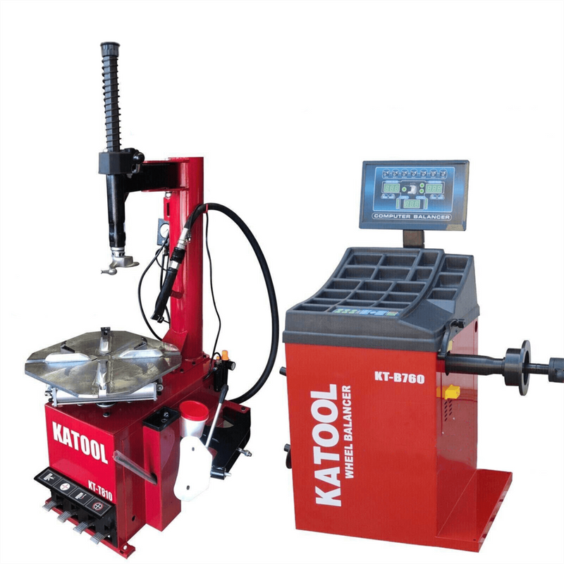 2.5 HP Tire Changer Wheel Changers Combo Wheel Balancer (T810+B760)