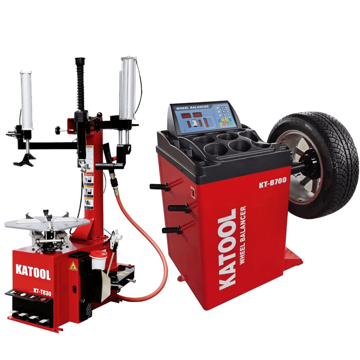 KT T830 Tire Changer & KT B700 Wheel Balancer Combo
