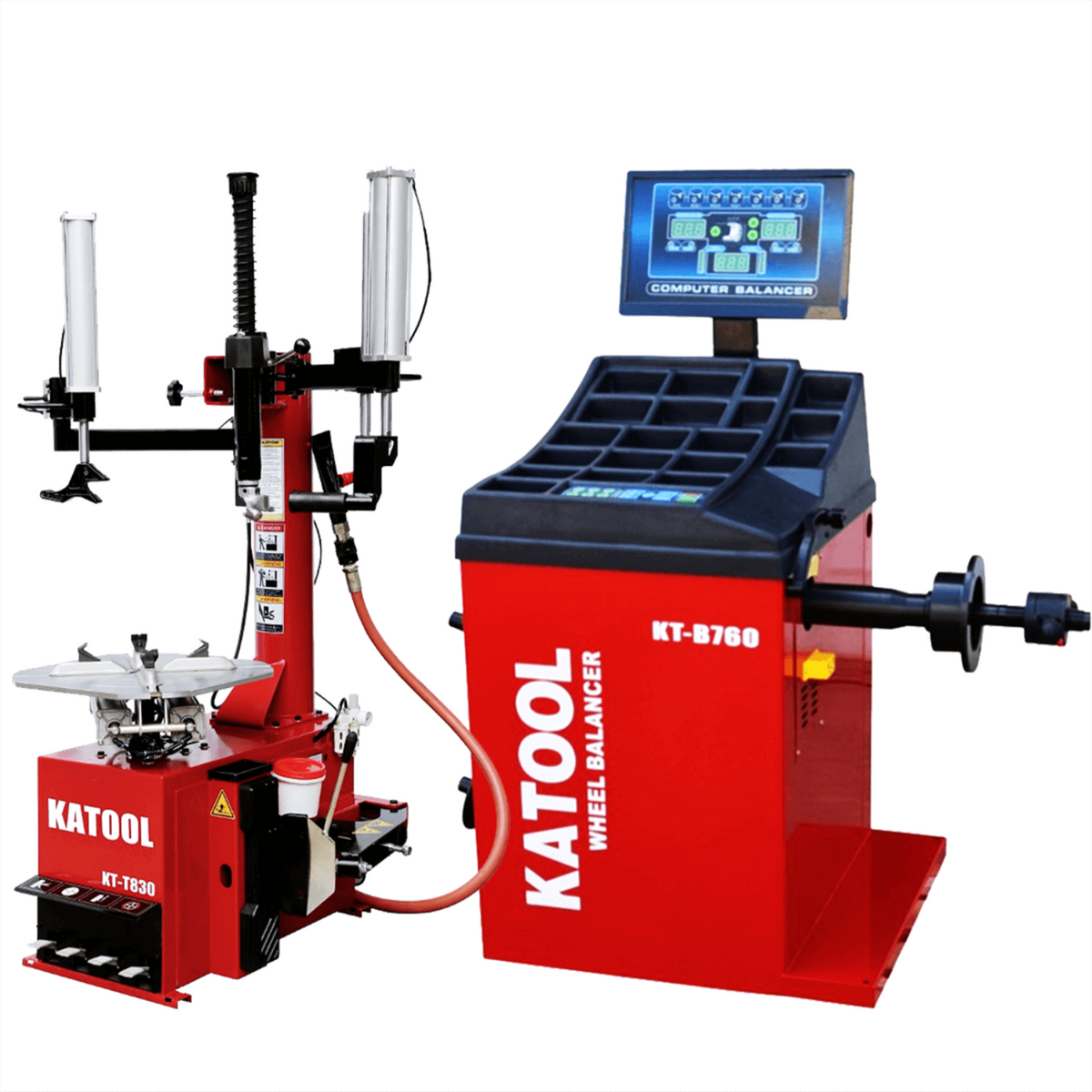 KT T830 Tire Changer & KT B760 Wheel Balancer Combo