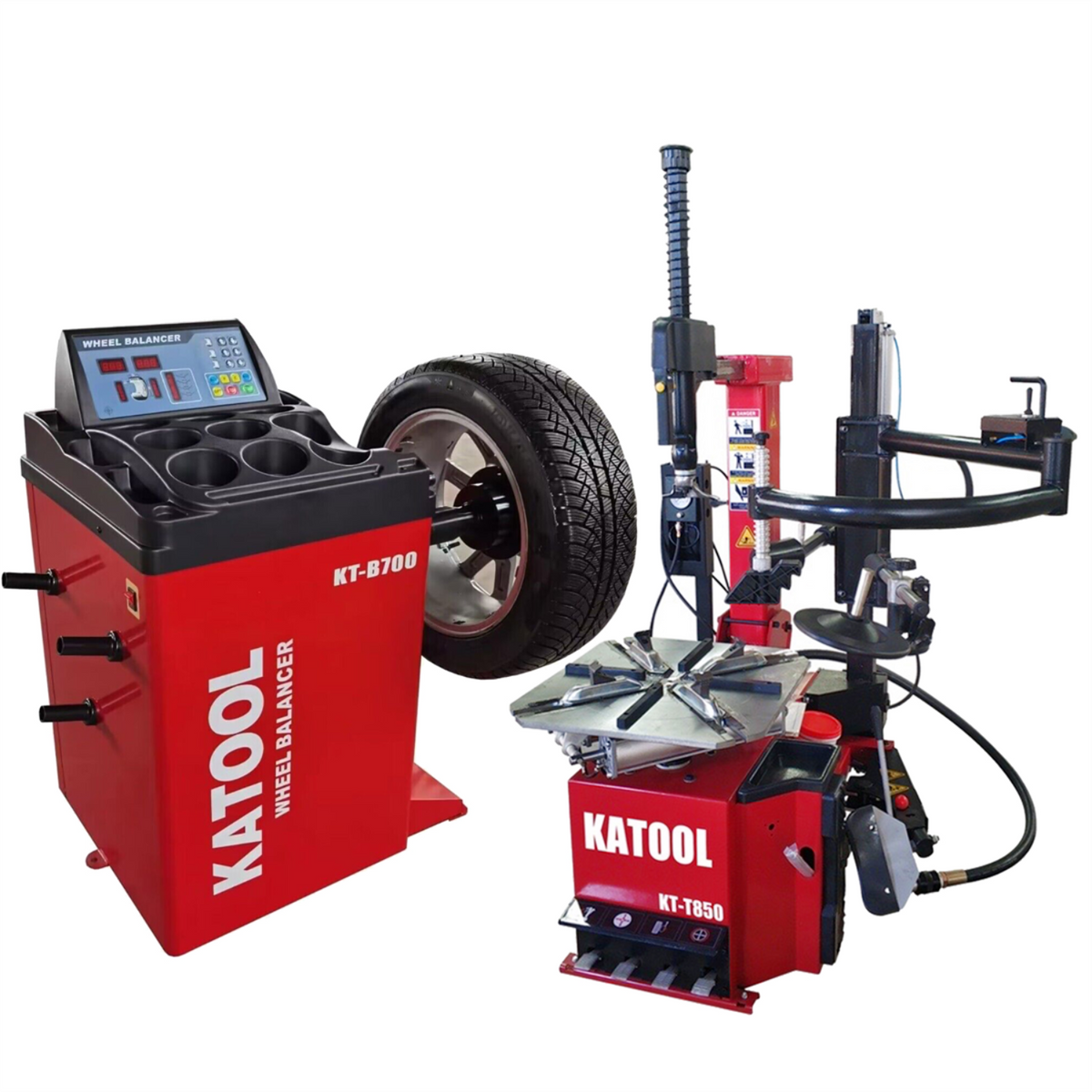 KT T850 Tire Changer & KT B700 Wheel Balancer Combo