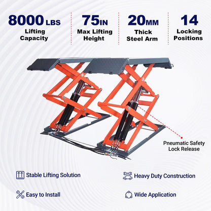 Key features of Katool AK-X95 full rise scissor lift
