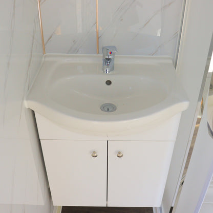 Portable Toilet with Acrylic Shower Room