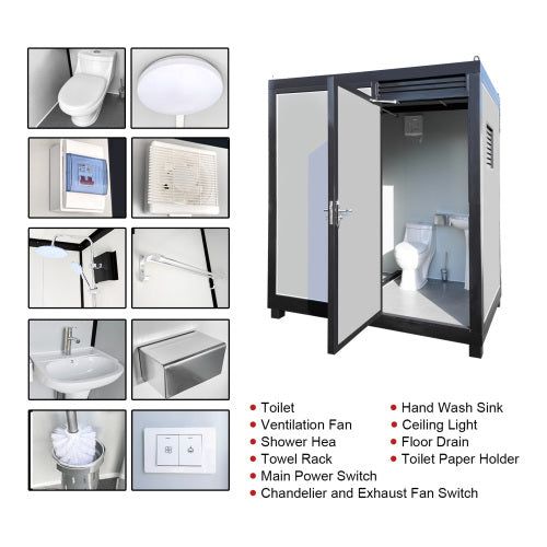 portable toilet cabin
