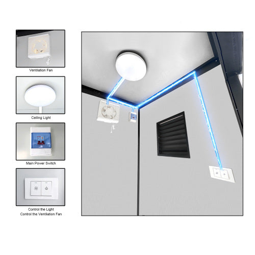 portable toilet cabin