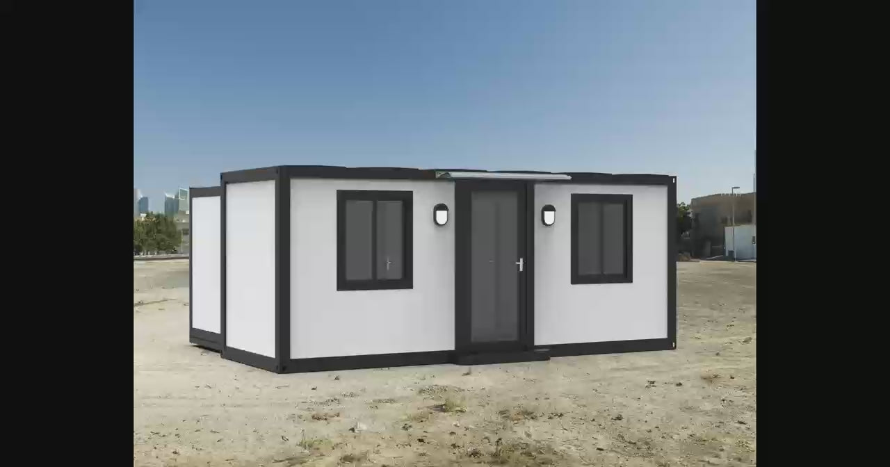 7ft x 20ft Expandable Mobile Studio Unit with 2 Bedroom