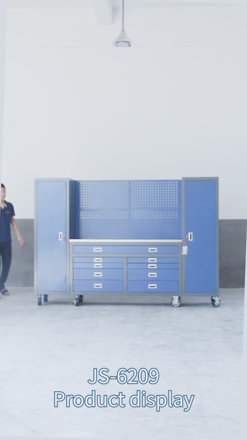 Jinhaoda 8.5' Steelman Workbench unpacking video