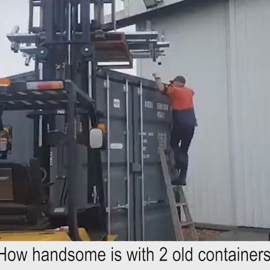 Shipping Container Canopy Shelter 40'x40'x13'