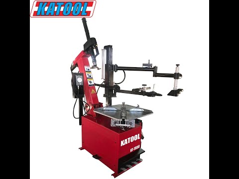 Katool KT-T850 Tilt Back Tire Changer w/ Bead Blaster, Max 28" Rim Clamping