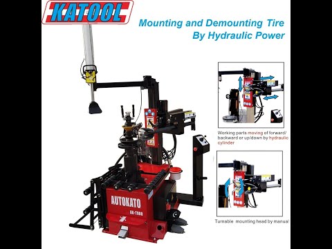 Katool KT-T900 Center Post Tire Changer with Wheel Lift