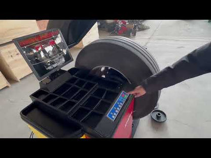 Katool KT-B795L Truck Wheel Balancer with Lift and Hood