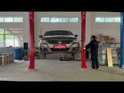 KT-M110 11,000lbs Clear-floor 2 Post Car Lift, Symmetric