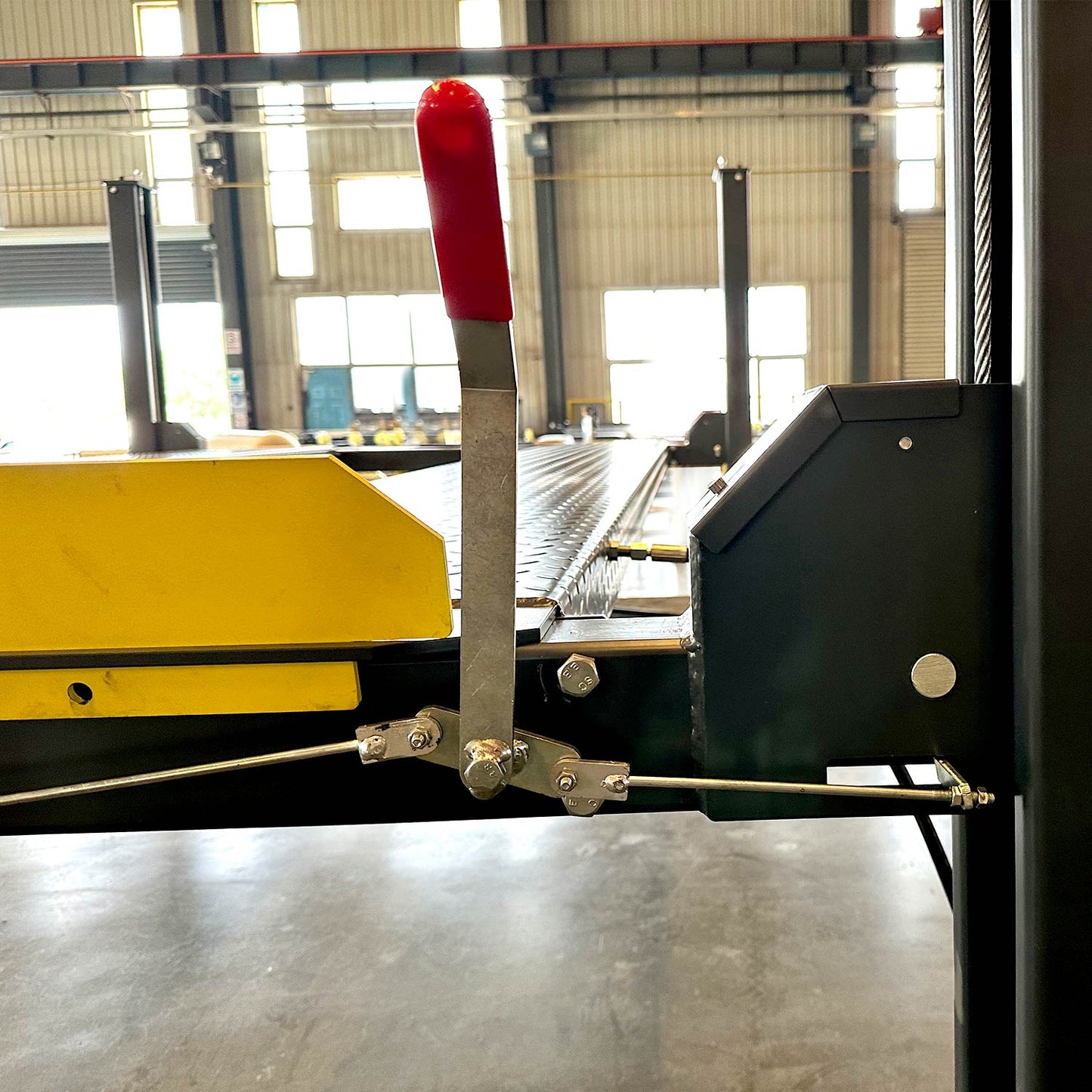 single point safety lock release