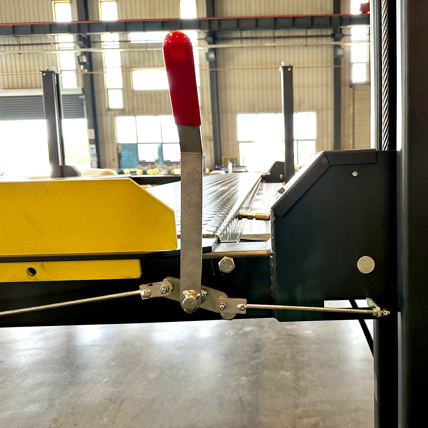 single point safety lock release