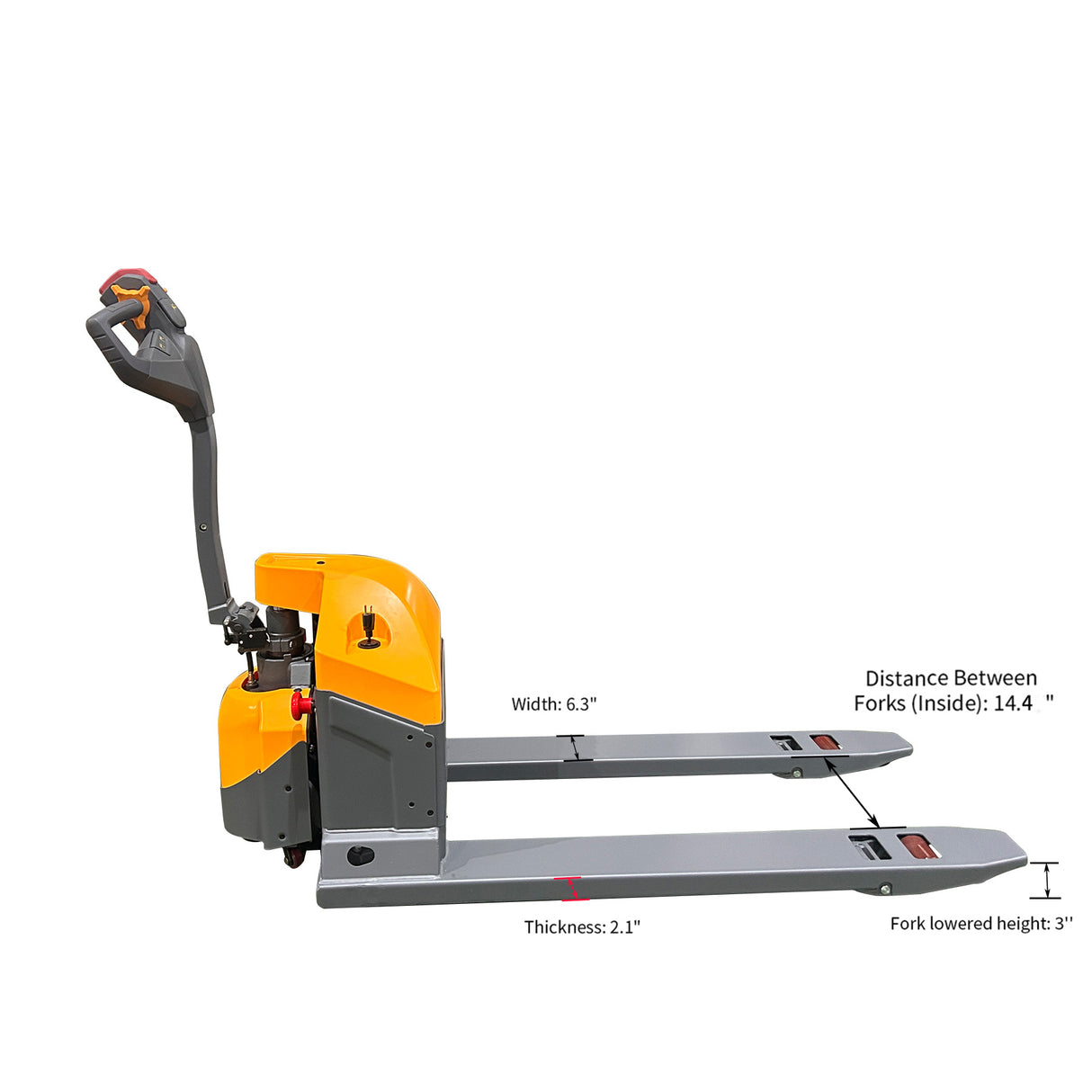 Electric Walkie Pallet Truck | 48" x 27" Forks | 4400 lbs. Capacity | TX Self-Pickup