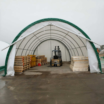 Storage shelter with tools