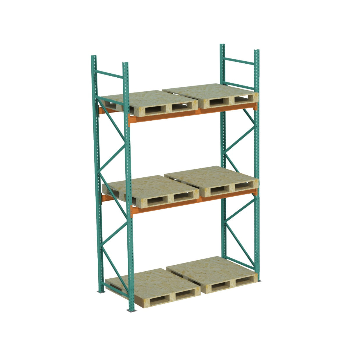 Teardrop Pallet Rack Starter Units
