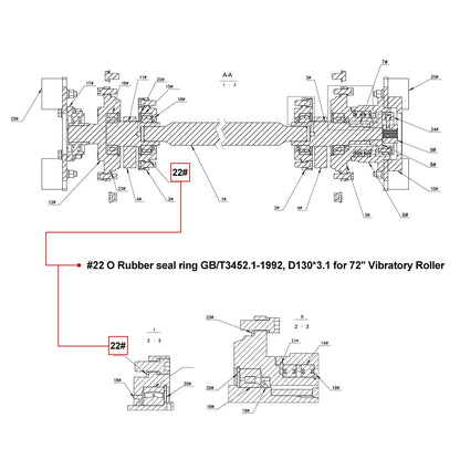 vibratory roller parts