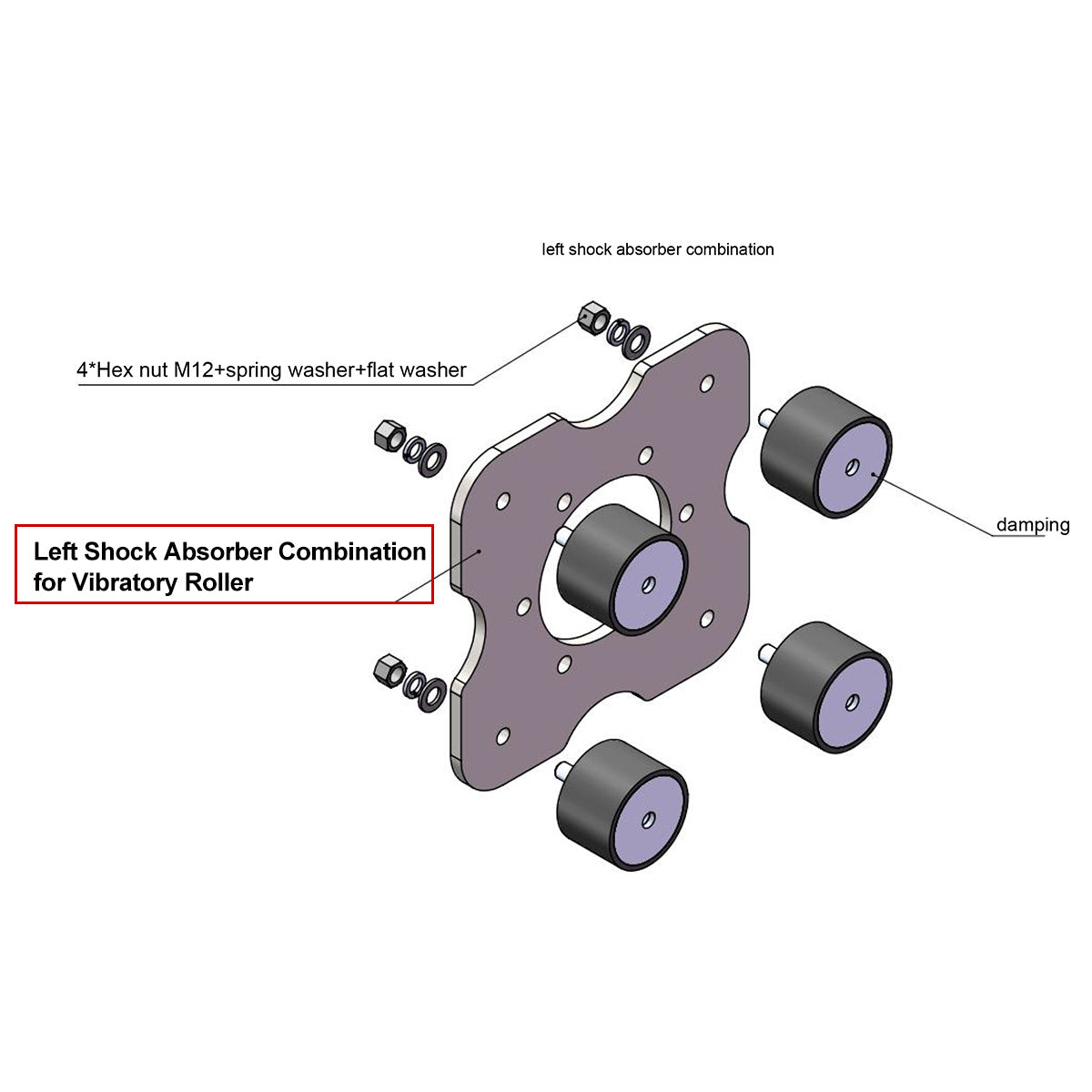 vibratory roller parts