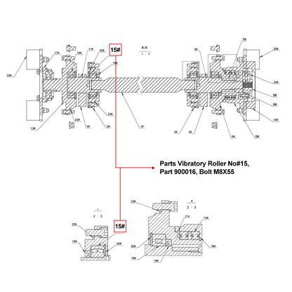 vibratory roller parts