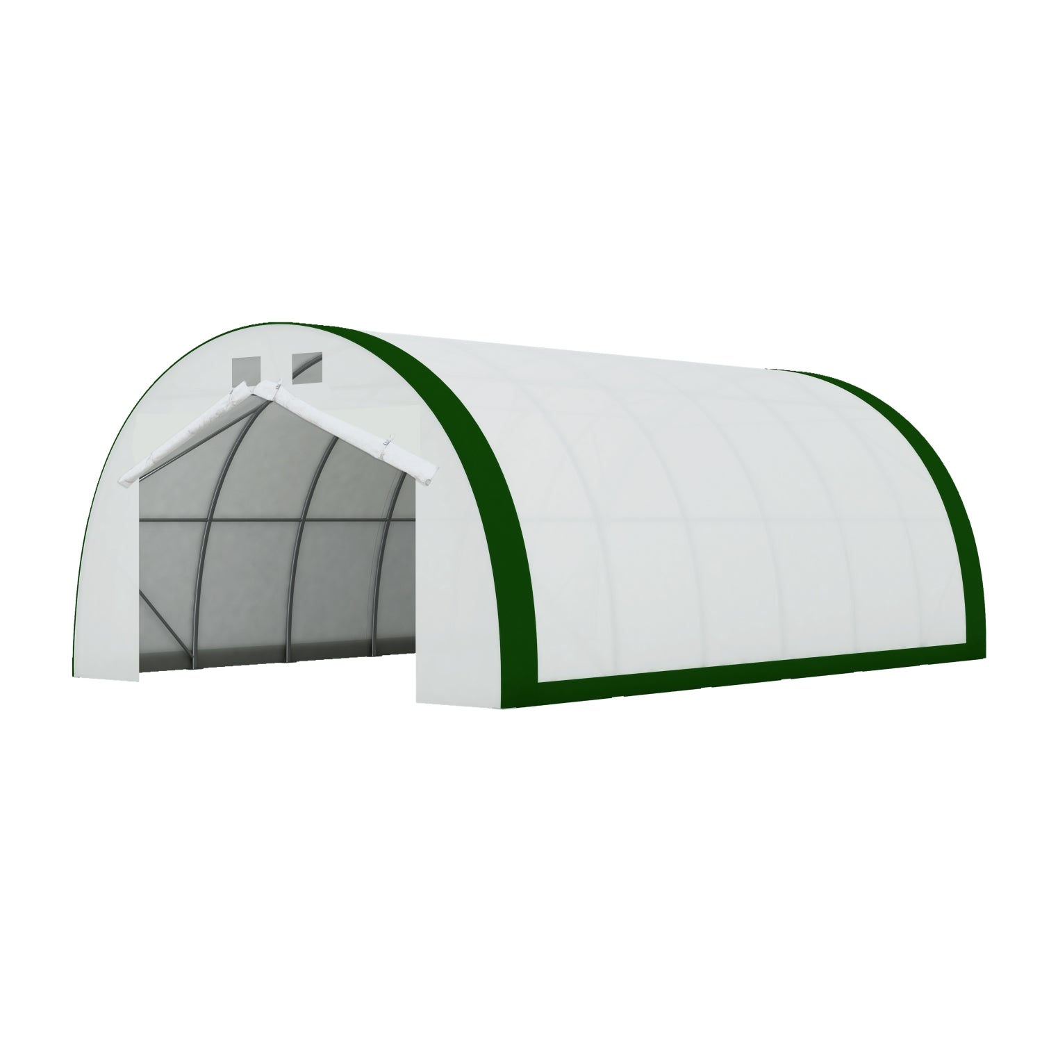 W20'xL30'xH12' Single Truss Arch Storage Shelter Reinforced Series