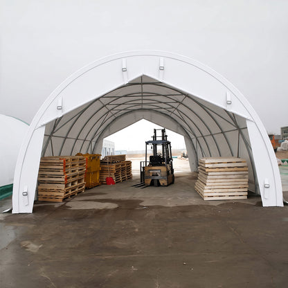W20'xL30'xH12' Single Truss Storage Shelter, Reinforced Series