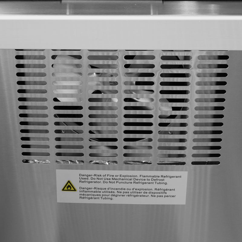 27"W Commercial Freezer 19 cu. ft. Single Solid Door Reach-In Freezer