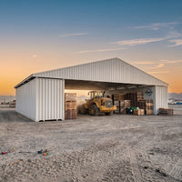 W50'xL40'xH8' Steel Shipping Container Roof Kit