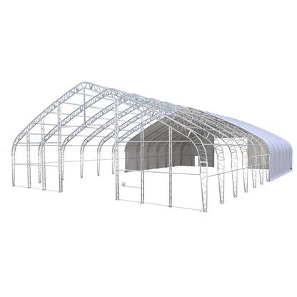 W60'xL120'xH25' Double Truss Storage Shelter
