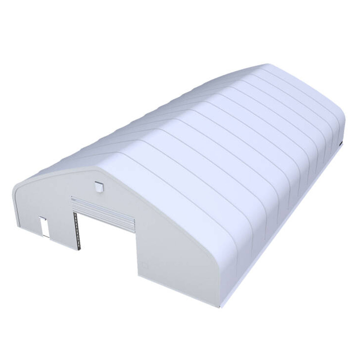 W60'xL120'xH25' Double Truss Storage Shelter