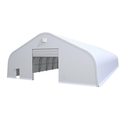W60'xL120'xH27' Double Truss Storage Shelter, Reinforced Series