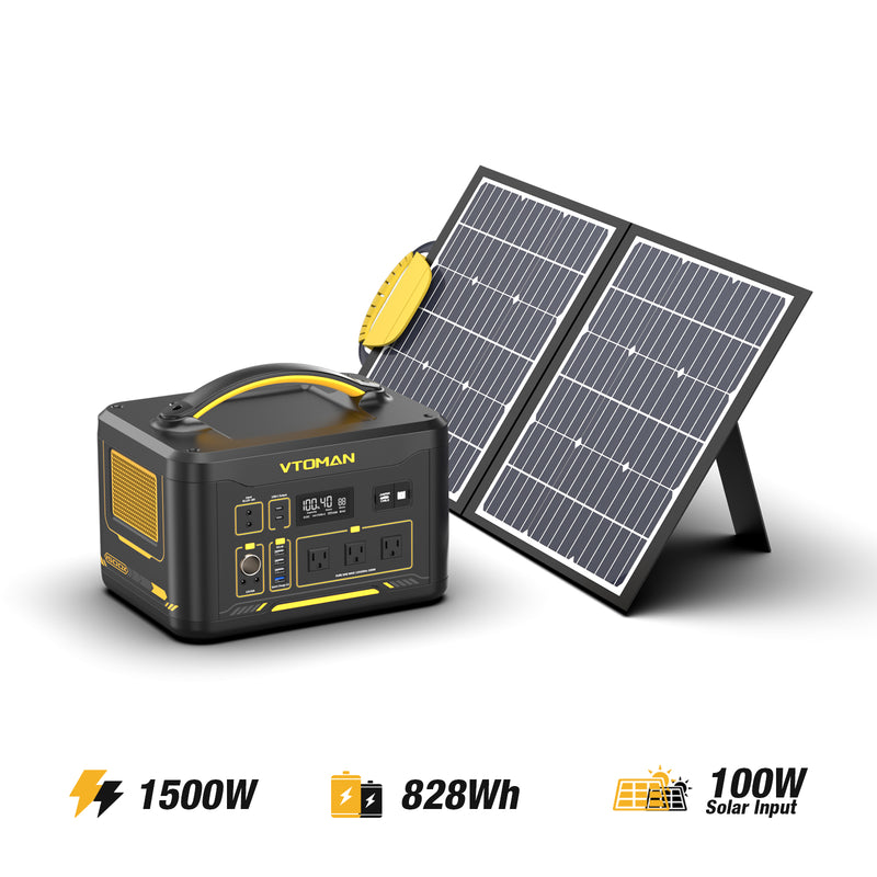 VTOMAN JUMP 1500X Portable Power Station (1500W/ 828Wh)