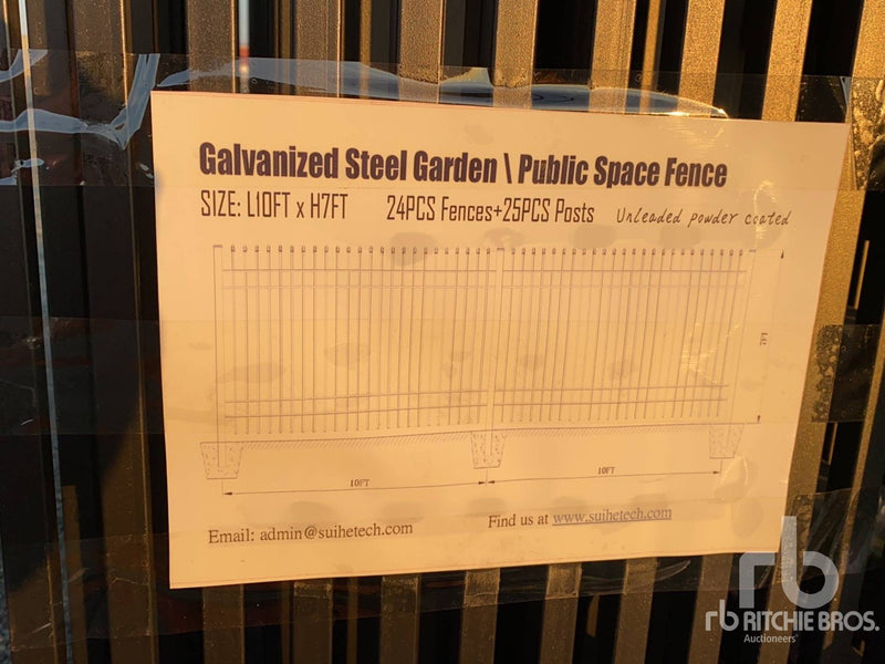 Greatbear 24 Wrought Iron Site Fencing