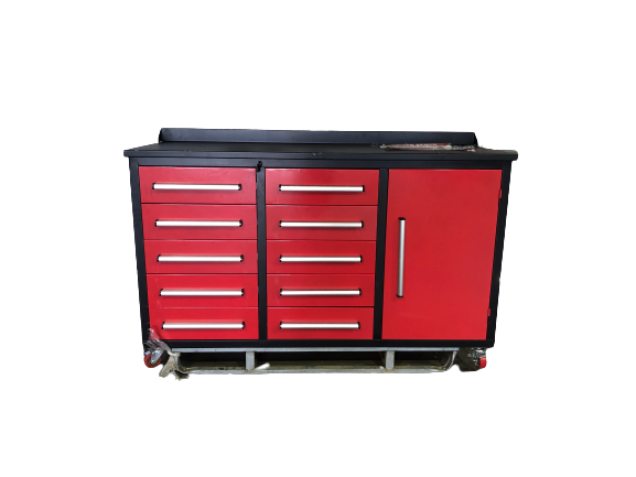 Steelman 5.5' Storage Cabinet with Workbench