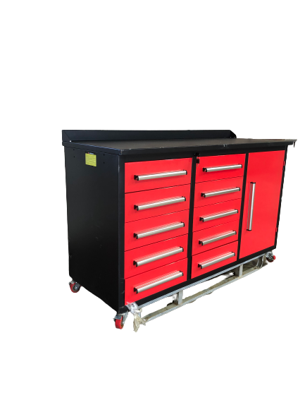 Steelman 5.5' Storage Cabinet with Workbench
