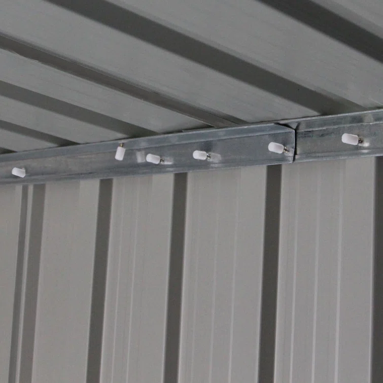 Chery Industrial Garden Metal Shed - Premium 6'x8'
