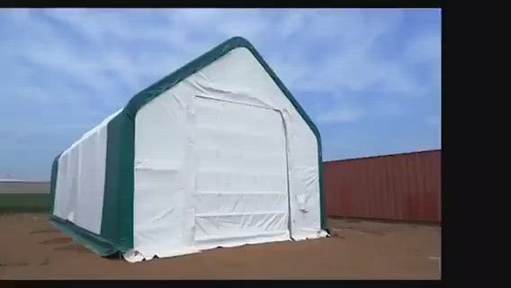 Gold Mountain Double Truss Storage Shelter W40'xL80'xH21'
