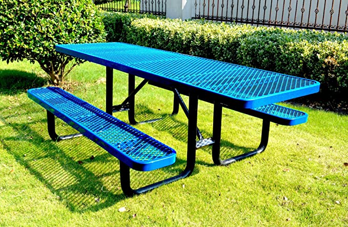 Chery Industrial 8' ADA Expandable Rectangular Picnic Table